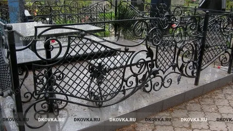 Кованая ограда